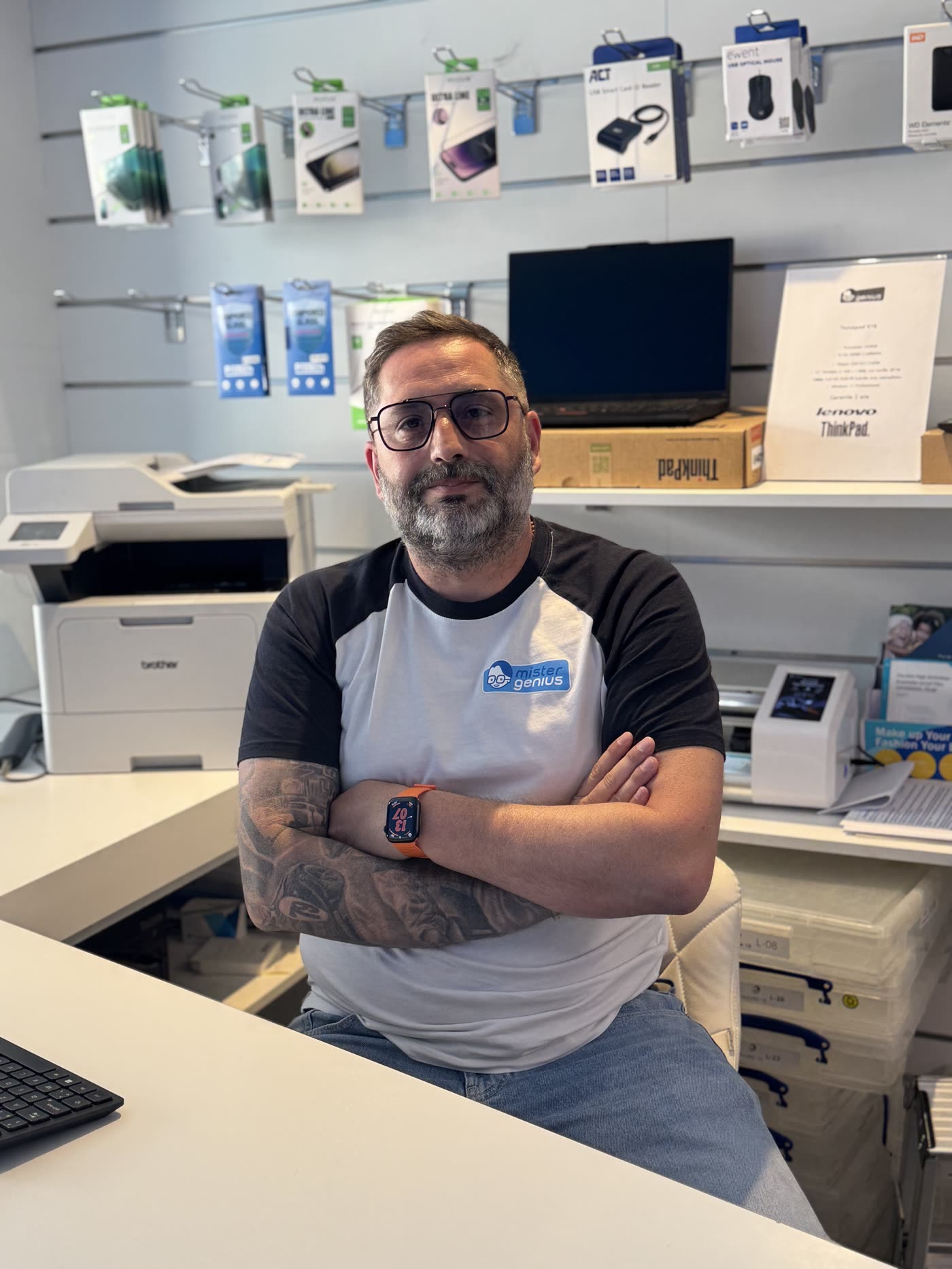 Pierre Bral, co-manager de Mister Genius Wavre