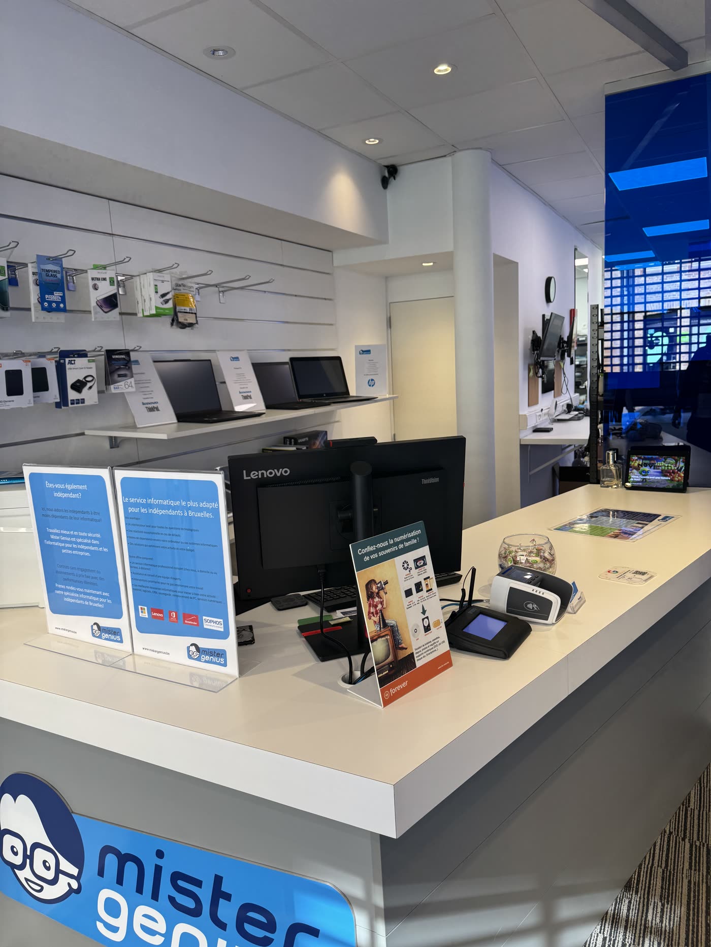 Accueil du magasin Mister Genius Wavre