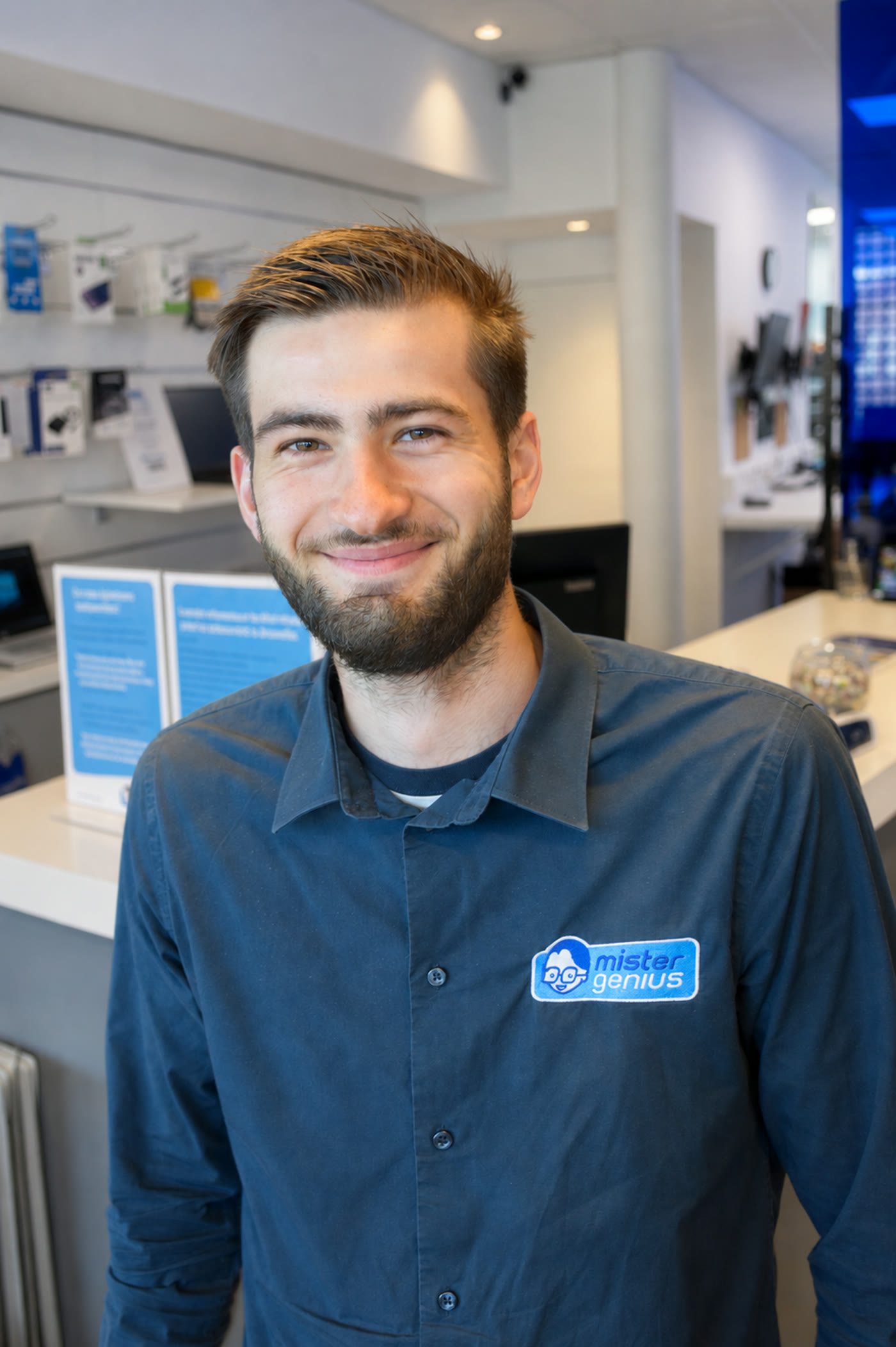 Maxence Hanssens, co-manager de Mister Genius Wavre